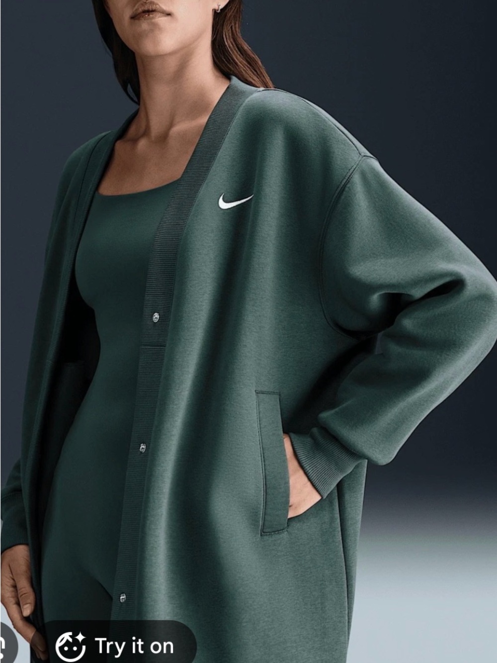 Nike Sportswear Phoenix Fleece Oversize
Longline Cardigan M